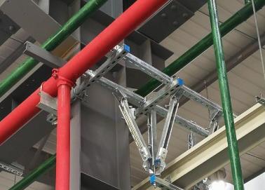 汤阴该抗震支架的整体式支吊架结构协调性好